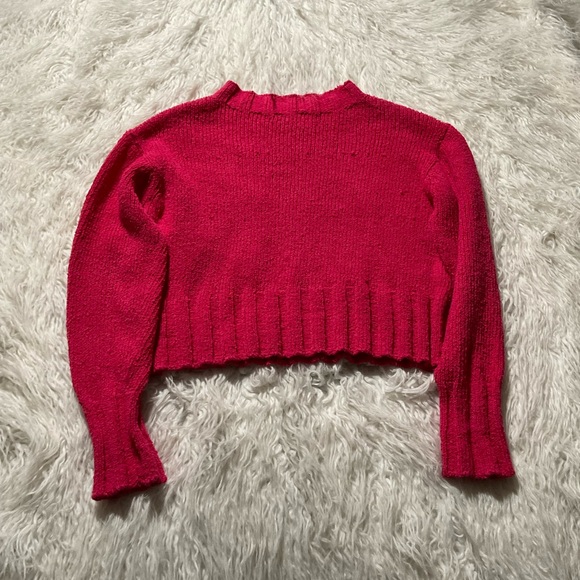 J Crew Relaxed crewneck beach sweater in pink - Picture 4 of 4